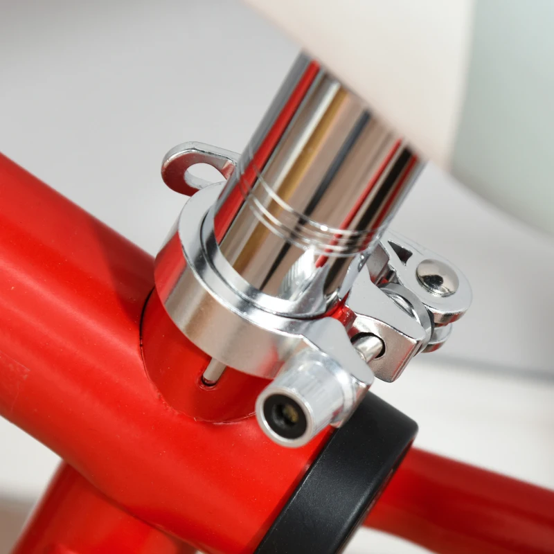 HOMCOM Bicicleta sem pedal para criança acima de 2 anos com selim ajustável em altura  Pneus  EVA máx. 25 kg Metal 65x33x46 cm Vermelho