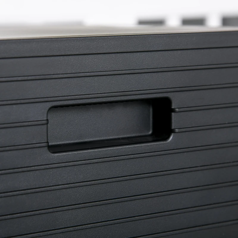 HOMCOM Ar Condicionado Portátil 5000BTU 4 em 1 Desumidificador Refrigerador R290 Móvel com 2 Velocidades Controlo Remoto Ecrã LED Temporizador 30,5x32,5x68cm Preto