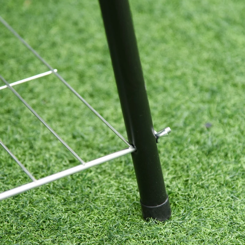 Outsunny Barbecue a Carvão com Rodas Grelha com Altura Ajustável e Prateleira de Armazenamento 51x70x75,5 cm Preto e Vermelho