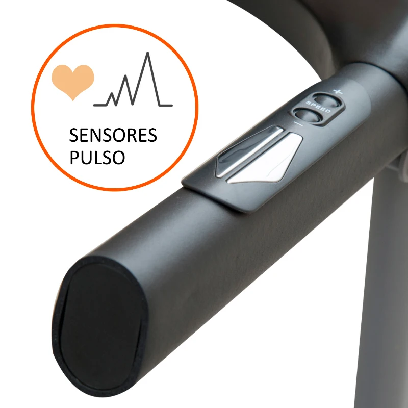 Passadeira Elétrica para Treinar com MP3 - Cor: Cinzento e Preto - Metal, EVA, ABS, PP - 161x70x125,5cm