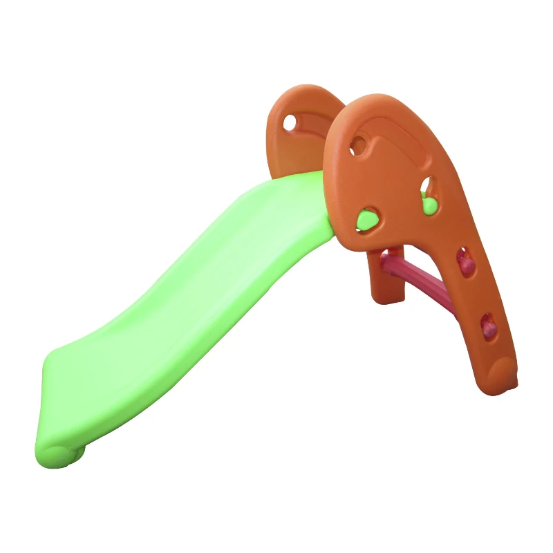 HOMCOM Escorrega para Crianças acima de 2 anos para Casa ou Jardim - Multicolor - Plástico - Carga máxima: 60 kg - 110 x 54 x 70 cm