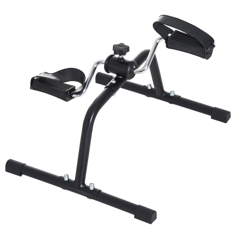 HOMCOM Minibicicleta Estática Aparelho de Exercícios de Braços e Pernas Resistência Ajustável 40x47x35cm Aço