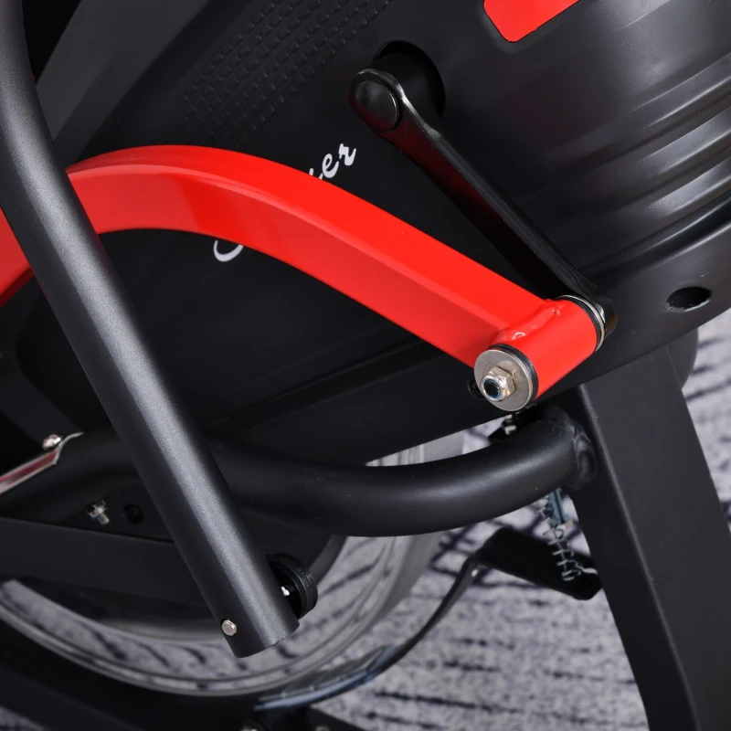 HOMCOM Bicicleta elíptica de fitness com tela LCD e resistência bidirecional ajustável de 8 níveis suporte de copo Volante 7 kg e 2 rodas 103x71x157 cm Preto