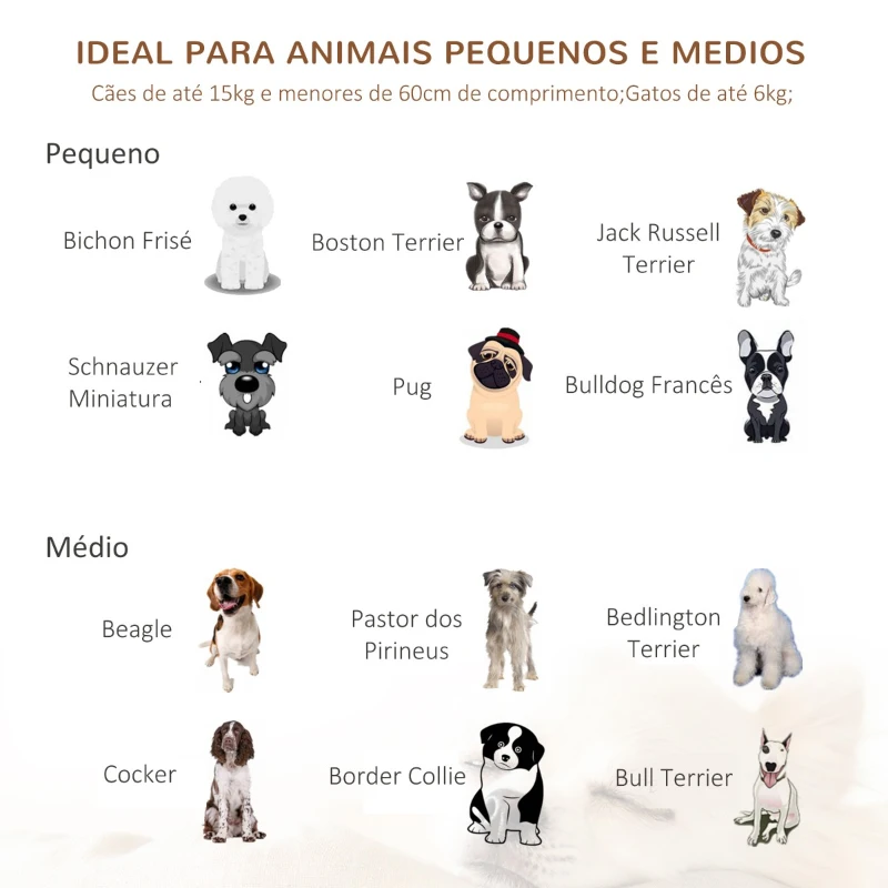 PawHut Sofá Cama de Vime para Cães Gatos Cama Elevada com Almofada Lavável e Encosto Alto para Interior e Exterior 70,5x40x37,5cm Bege