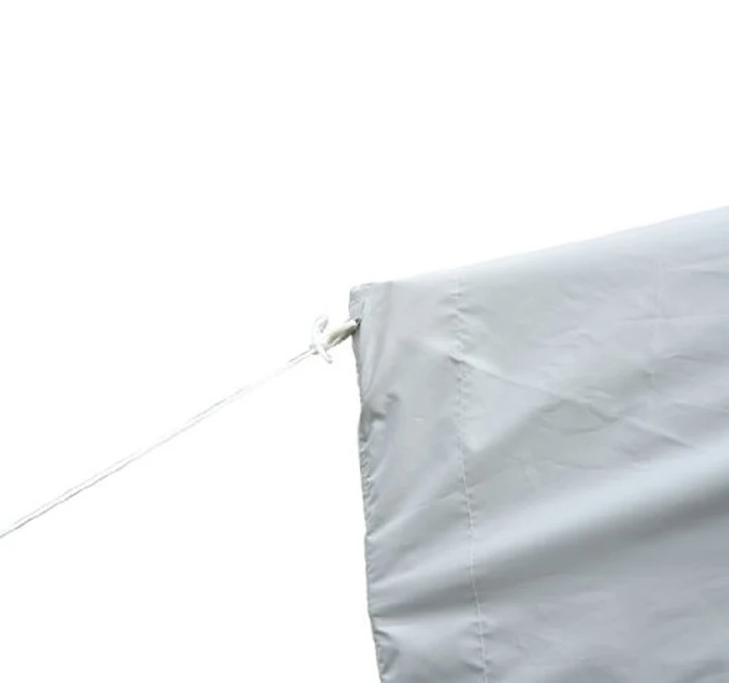 Outsunny Pérgola para Jardim 6x3m Dobrável Bolsa de Transporte Tela Oxford Aço Branco