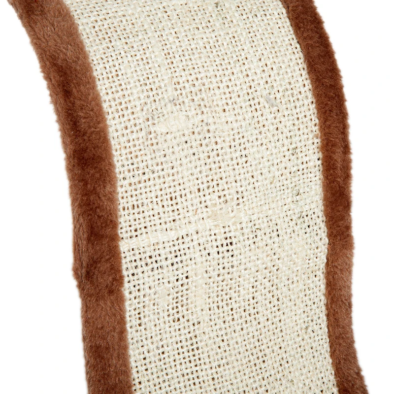 PawHut Árvore Arranhador para Gatos  Cor Castanho Claro e Creme – 35x 30x 39cm