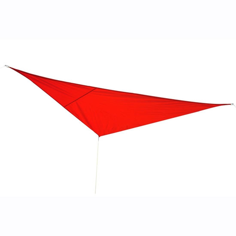 Toldo Vela 5x5x5m Triângulo Cor Vermelho  Parasol Terraço Jardim Camping