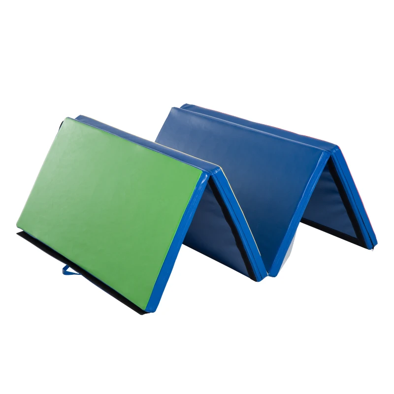 Colchão de Ginástica Dobrável em 4 partes para Ioga/Ginásio 245 x 120 x 5 cm