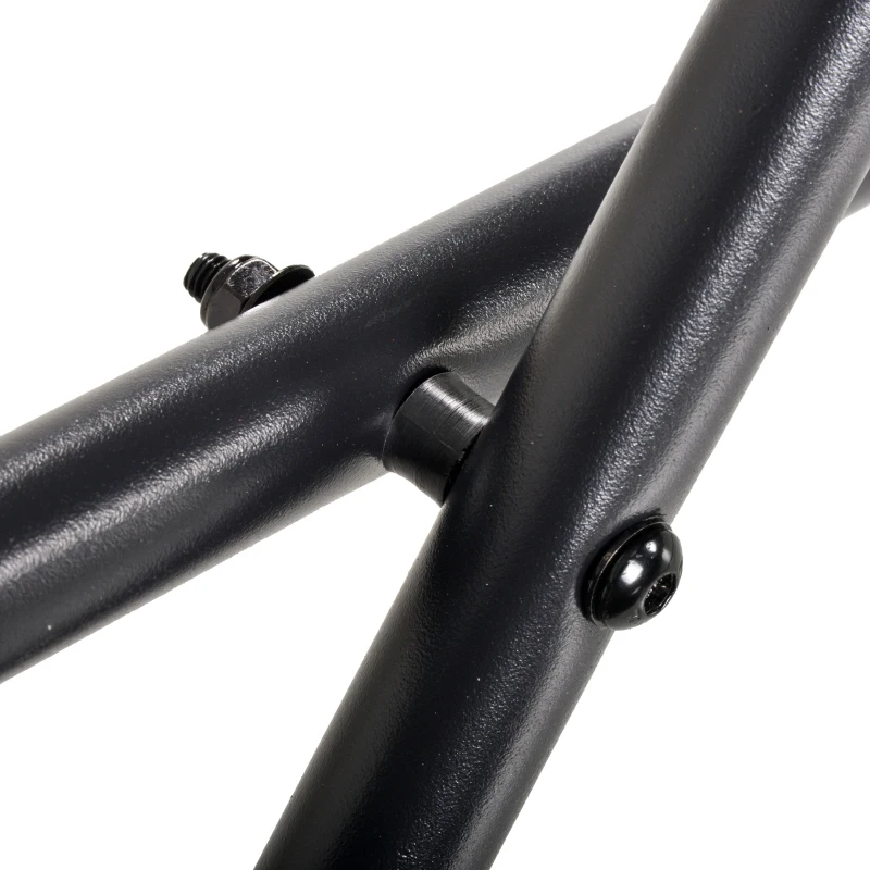 Outsunny Conjunto de mesa e 2 cadeiras dobráveis de vime para jardim Estrutura de aço Φ60x71 cm e 46x56x83 cm Madeira natural