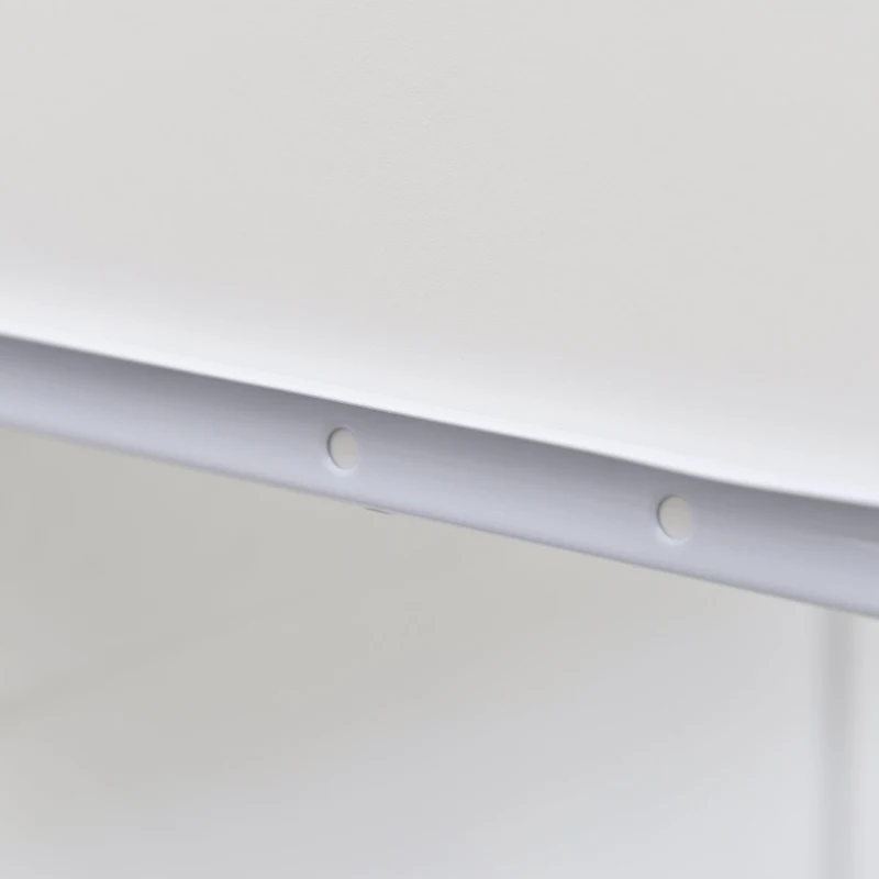 HOMCOM Armário de cozinha com prateleiras internas ajustáveis ​​e gaveta 80x48x170 cm Branco