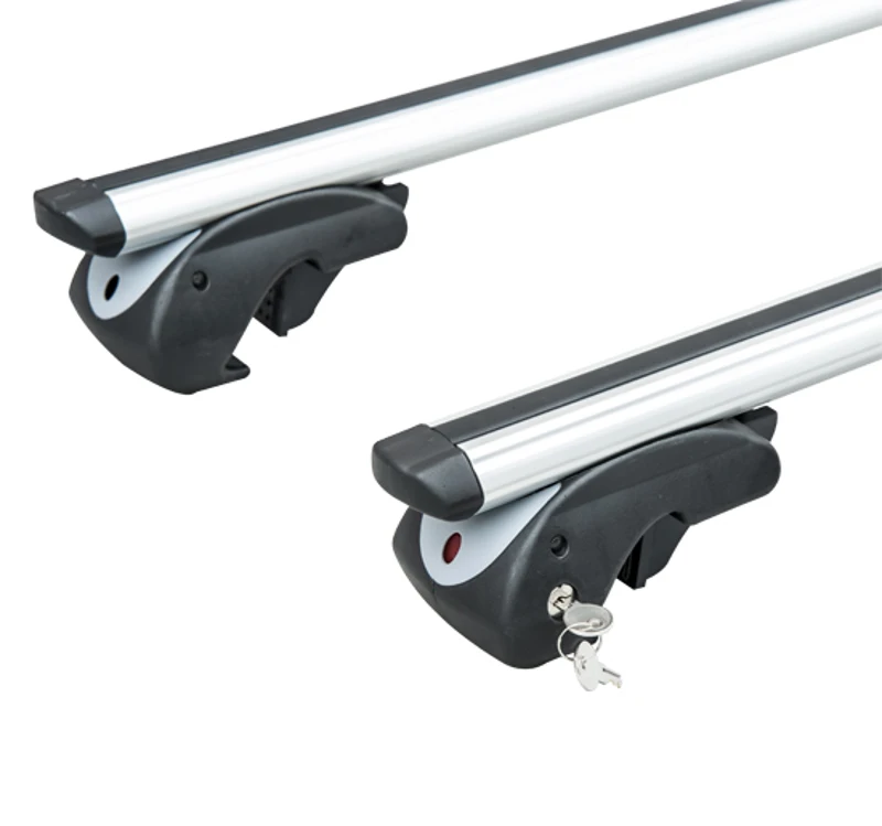 HomCom® Barras de tejadilho para automóvel com medida anti-roubo com comprimento até 120 cm