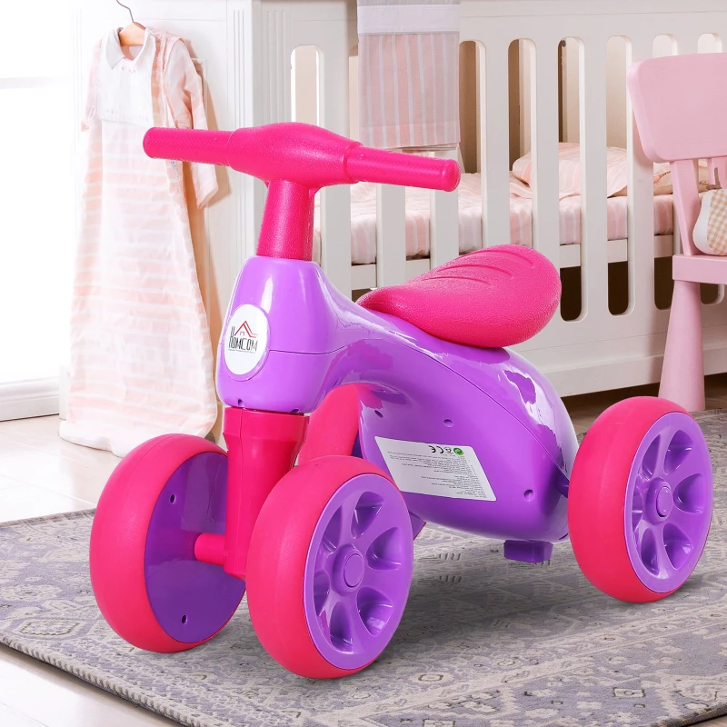 HOMCOM Bicicleta sem pedais com som e mini armazenamento 57x33.5x42.5cm 20kg
