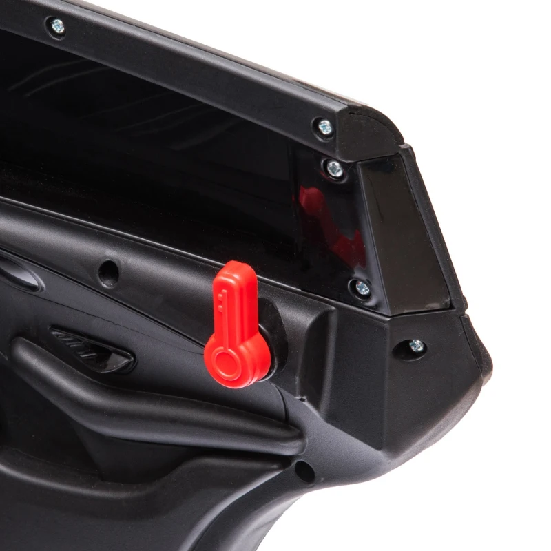 HOMCOM Carro de Polícia Elétrico para Crianças acima de 3 anos Mercedes EQC Bateria 12V com Controle Remoto Dupla Abertura 106x68x53 cm Preto