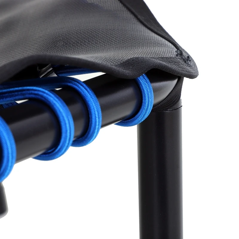 HOMCOM Trampolim Profissional Hexagonal Fitness para Power Jump 122-130-138 cm Guiador Ajustável 3 níveis Azul