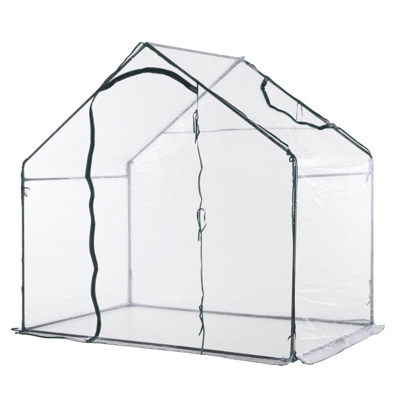 Outsunny Estufa de jardim transparente para Plantas 180x105x150cm