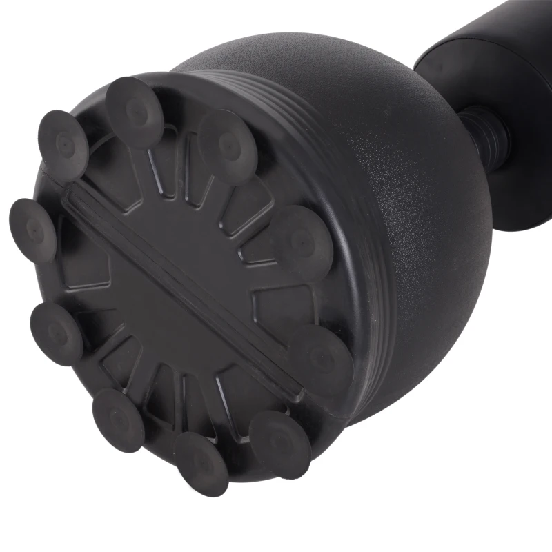 HOMCOM Saco de Boxe de Pé 165cm Sacos de Chão com Suporte para Preencher de Água ou Areia para Adultos e Crianças Preto