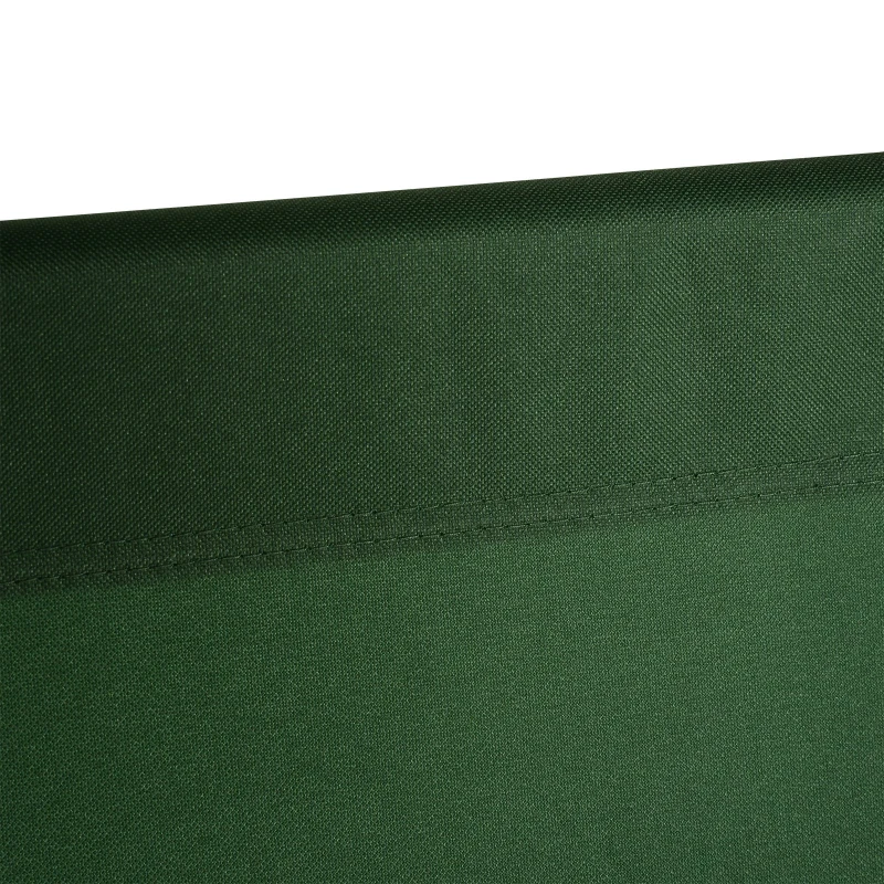 Outsunny Baloiço de Jardim de 3 Lugares com Estrutura de Metal Almofada Toldo Ajustável Balcão Terraço Patio Carga Máx. 200kg 170x110x153cm Verde e Branco