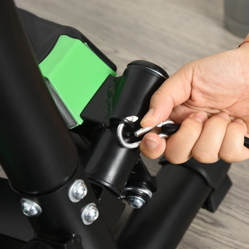 HOMCOM Máquina de Step Stepper Up-Down Máquina de Paso com 2 pedais ajustáveis para os pés 40x48x118cm