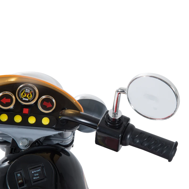 HOMCOM Mota Elétrica para Crianças acima de 3 anos 92 x 53 x 67 cm preto