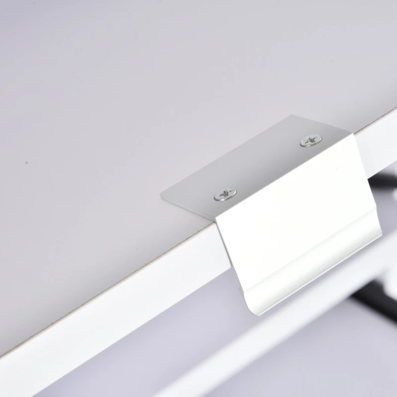 HOMCOM Armário de Sapatos Moderno Sapateira para Corredor Entrada com 6 Prateleiras de Armazenamento Espaço de Exibição 60x26x124cm Branco