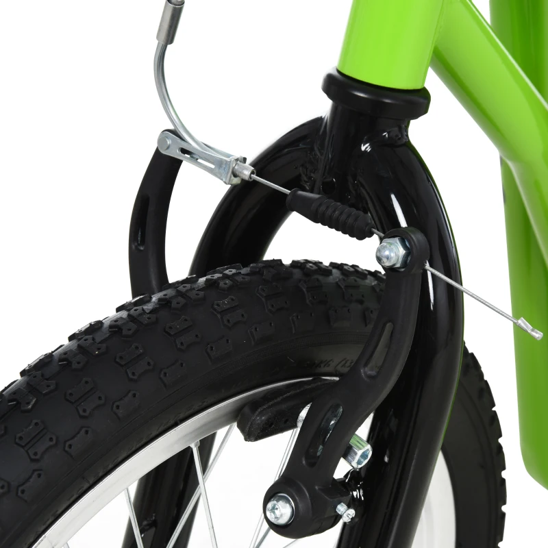 HOMCOM trotinete para crianças acima de 5 anos Guiador ajustável Rodas infláveis 135x58x88-94 cm Verde