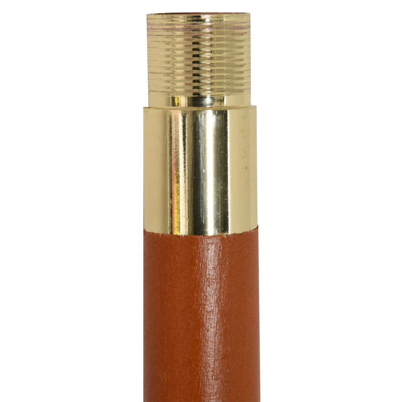 Outsunny Chapéu de Sol com Mastro Desmontável Ângulo Ajustável Sistema de Polia para Exterior Jardim Pátio Piscina Terraço Ø257x253 cm Vinho