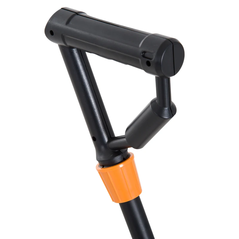 Outsunny Detetor de Metais Fácil de usar, Alta Precisão Visor LCD Bobina de Pesquisa Impermeável, Ideal para Principiantes