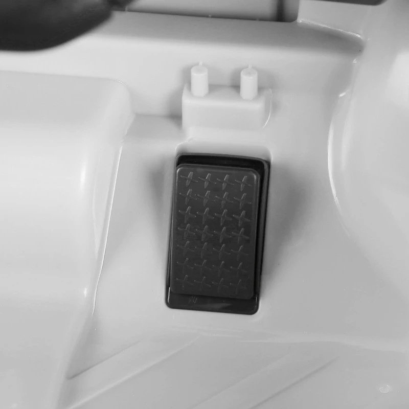 HOMCOM Carro Elétrico para Crianças acima de 3 anos Audi R8 com Controle a Distância MP3 USB Luzes e Sons Abertura da Porta 123x71x49cm Carga 30kg Branco