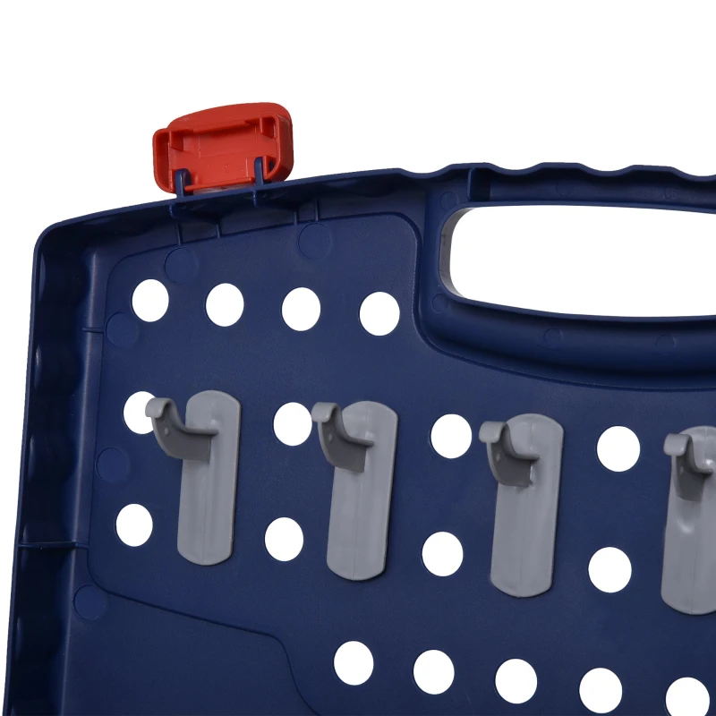 HOMCOM Bancada de Ferramentas para Crianças acima de 3 Anos Desmontável Maleta de Ferramentas com 68 Peças Incluídas Brinquedo de Imitação 40x43x72cm Multicolor