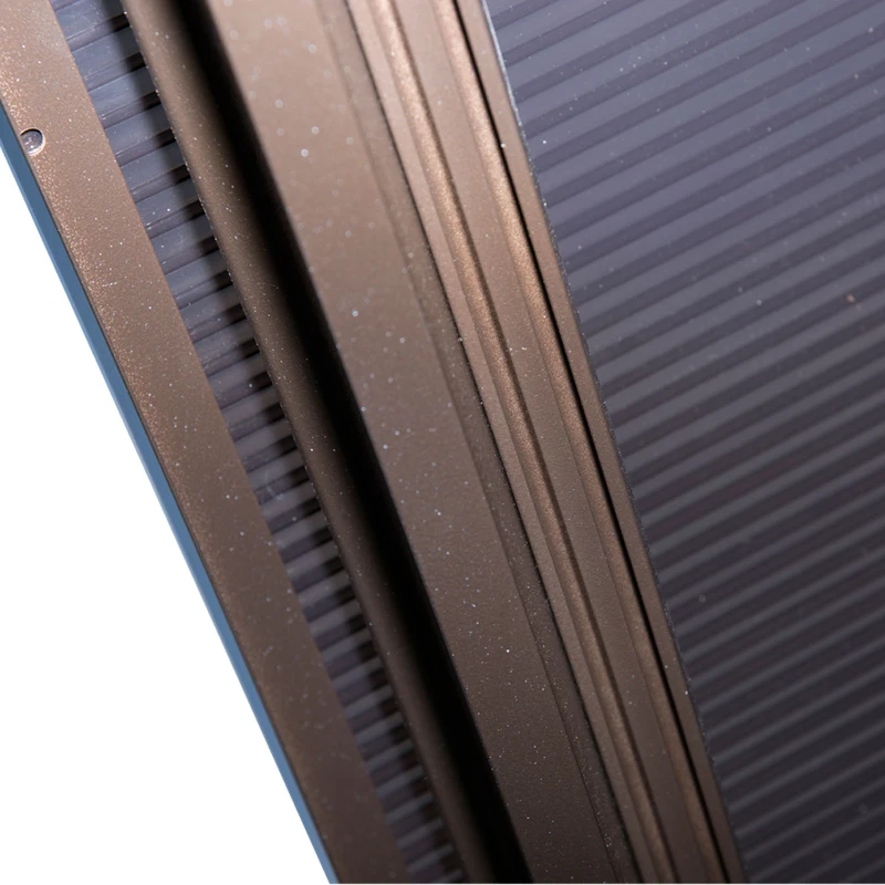 Outsunny Pérgola de Jardim 3x3m com Pára-ventos e Rede mosquiteira Alumínio, Policarbonato e Poliéster Café e Creme