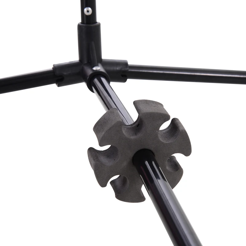 HOMCOM Conjunto de Rede de Badminton de Vôlei Portátil com Saco Altura Ajustável 94-158cm para Interior ou Exterior