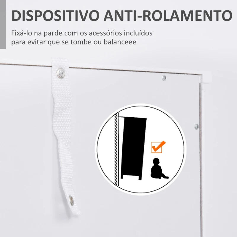 Kleankin Armário Alto para Casa de Banho Móvel Auxiliar de Banheiro de Estilo Moderno com 2 Portas Prateleiras Ajustáveis e 1 Gaveta 40x27x171,5cm Branco