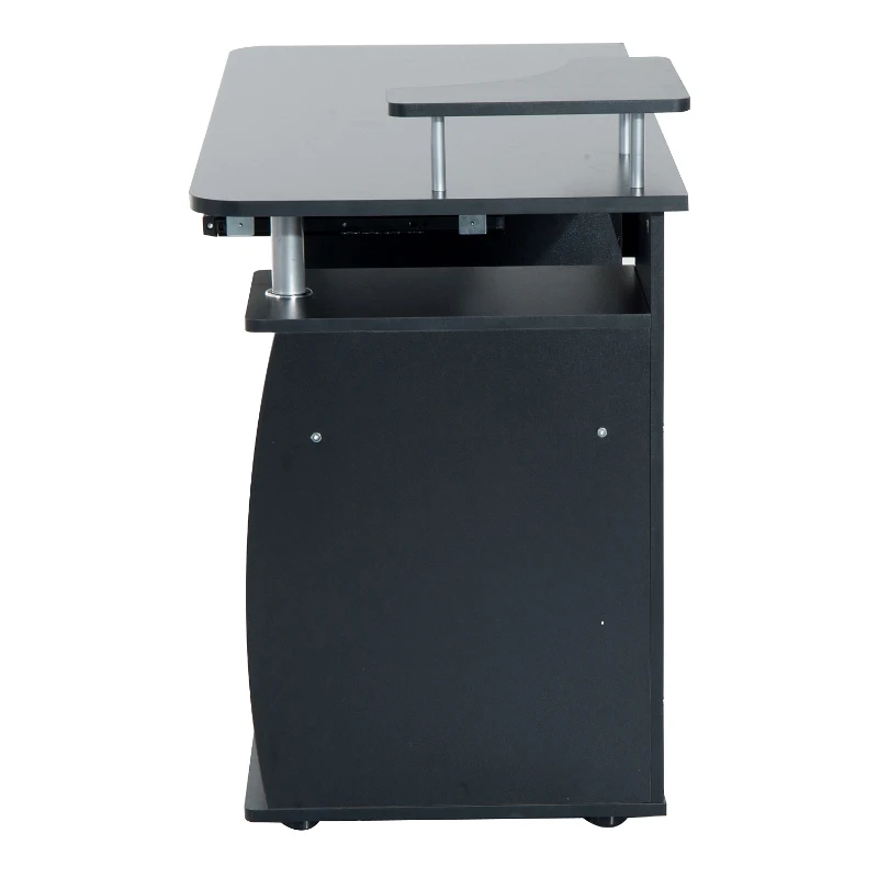 Secretária para Computador- Mobiliário de gabinete e escritório- Cor: Preto- Madeira- 120 x 55 x 85 cm