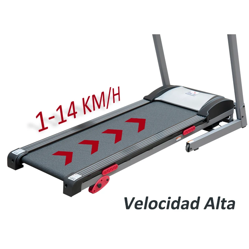 Passadeira Elétrica para Treinar com MP3 - Cor: Cinzento e Preto - Metal, EVA, ABS, PP - 161x70x125,5cm