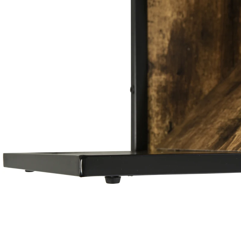 HOMCOM Estante em forma de árvore com prateleiras em 8 níveis robusto  50x28x142cm marrom