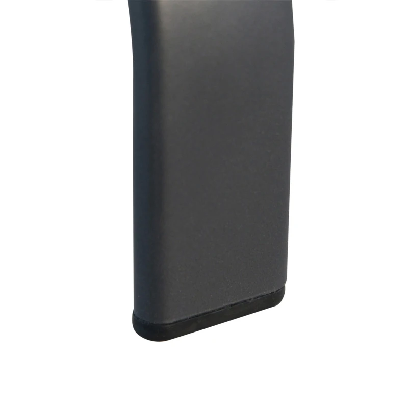 Outsunny Mesa de vidro temperado com bordas arredondadas  para pátio Terraço Varanda 68,5x68,5x84 cm  Preto e translúcido