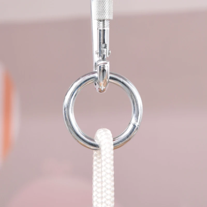 Outsunny Baloiço de bebê ajustável em altura com cinto de segurança interno e externo máx. 80 kg Madeira 40x40x180 cm Azul e Branco