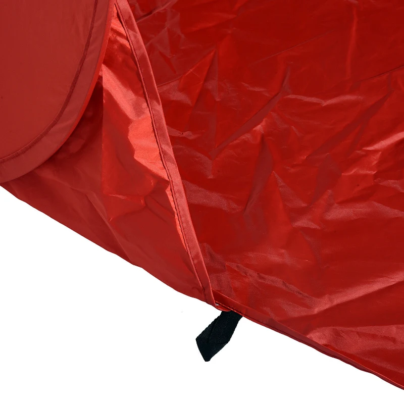 Outsunny Tenda Pop-up Instantâneo e Portátil com Janelas Protetoras para Piquenique Praia e Camping com Proteção UV vermelho