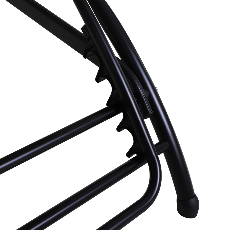 Outsunny Espreguiçadeira de Jardim Reclinável com Encosto Ajustável de 5 Níveis Apoio para os Pés Regulável e Apoio para a Cabeça Removível para Terraço Balcão Exterior 66x152x81cm Bege