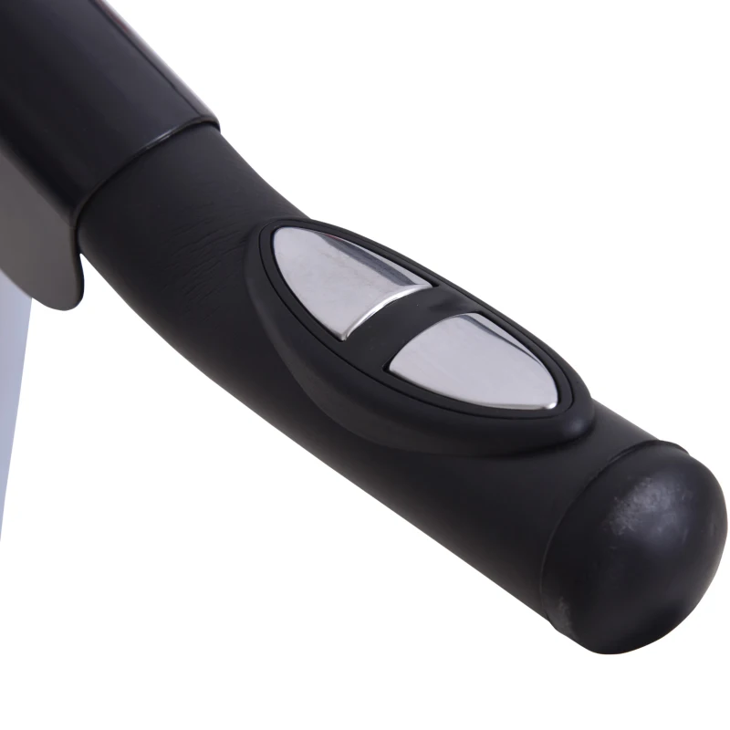 HOMCOM Esteira elétrica dobrável com 9 programas Tela LCD motorizada Velocidade de inclinação ajustável 1-6 km / h 60x133x117 cm Preto