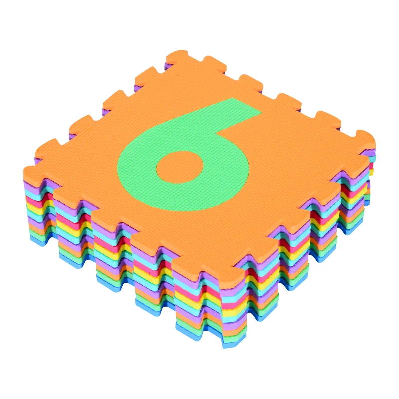 HOMCOM Tapete Puzzle Espuma EVA 0.93 m2 Cores Variadas