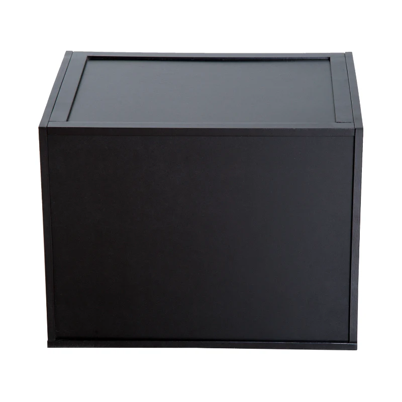 HomCom Garrafeira Madeira Estante de Vinho Forma X Creativo e Decorativo Empilhável para 16 Garrafas Castanho - 45x35x34.5cm