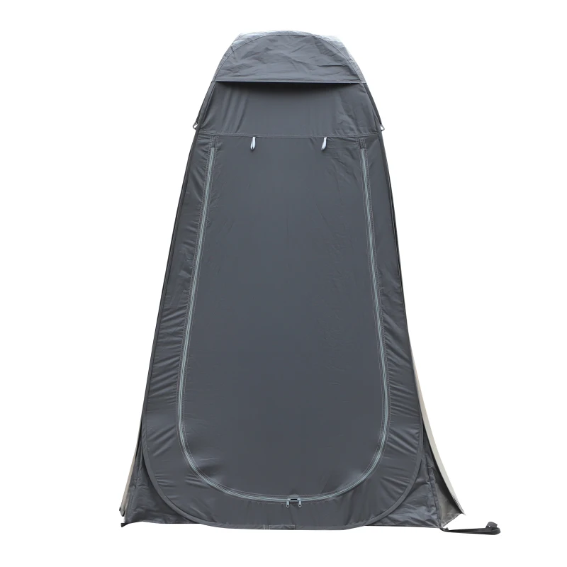 Outsunny Vestiário de praia dobrável Tenda para o chuveiro 120x120x190 cm Preto