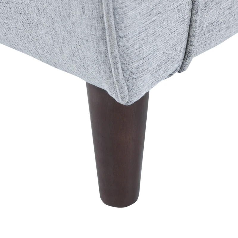 HOMCOM Sofá de 2 lugares Poltrona de dois lugares para sala de estar com almofadas e assento acolchoado fronha lavável 140x78x83 cm cinza claro