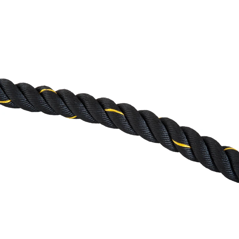 HOMCOM Corda Exercício Fitness 9kg Desporto Crossfit Ф38mm Comprimento 12m Poliéster Ultra-Resistente