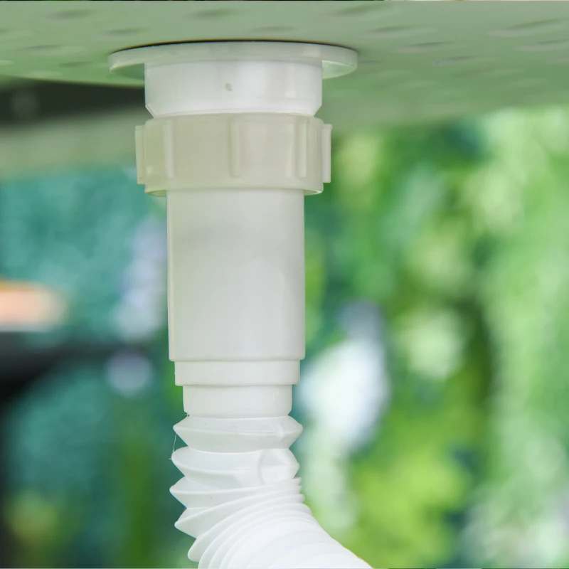 Outsunny Mesa de piquenique dobrável com torneira de pia e pistola de irrigação extensível  114,5x59x94,5 cm Branco