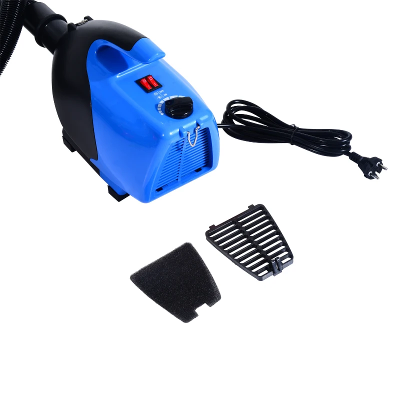 PawHut Secador para Animais de Estimação Vermelho e Preto ABS Φ26x40 cm