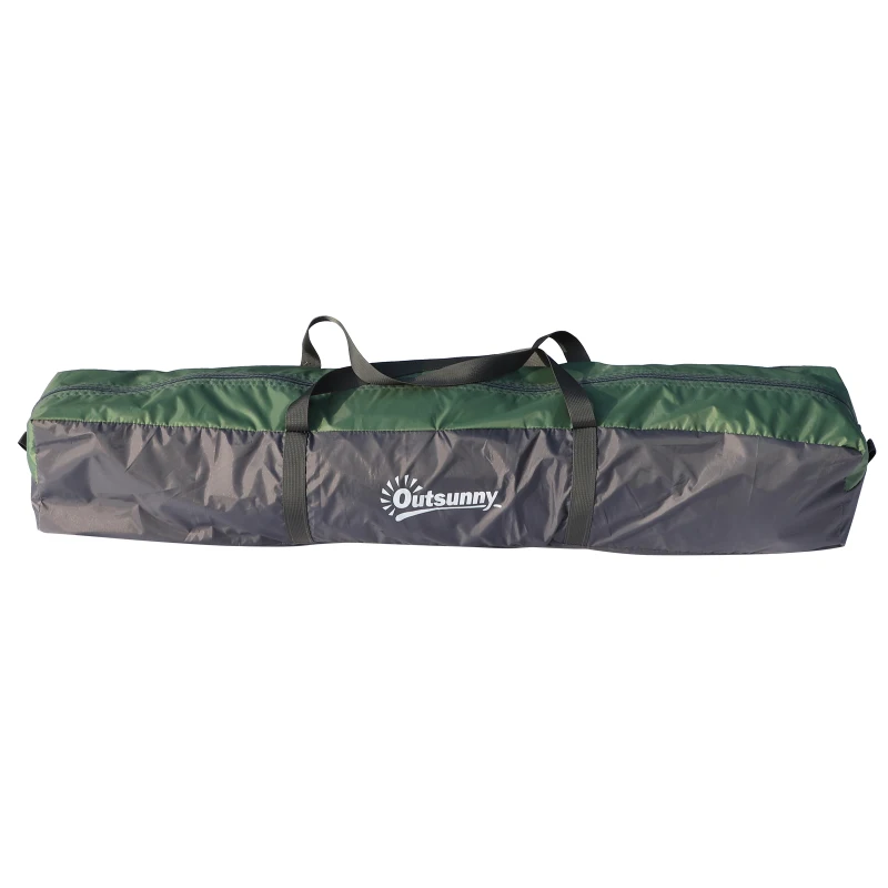 Outsunny Tenda Campismo para 2-3 Pessoas Fácil de Instalar com Gancho para Luz 250x194x160cm Verde