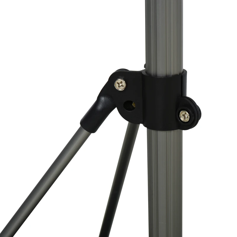 HOMCOM Tabela de basquetebol para crianças acima de 6 anos com suporte de altura ajustável e base recarregável incluídos 32x65x126-158 cm