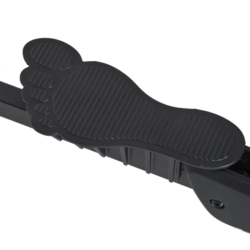 HOMCOM Rolo Treino para Bicicleta Dobrável Aparelho de Treino para Bicicleta no Interior Resistência Ajustável Moldura de Aço Carga 145x56x10.5cm